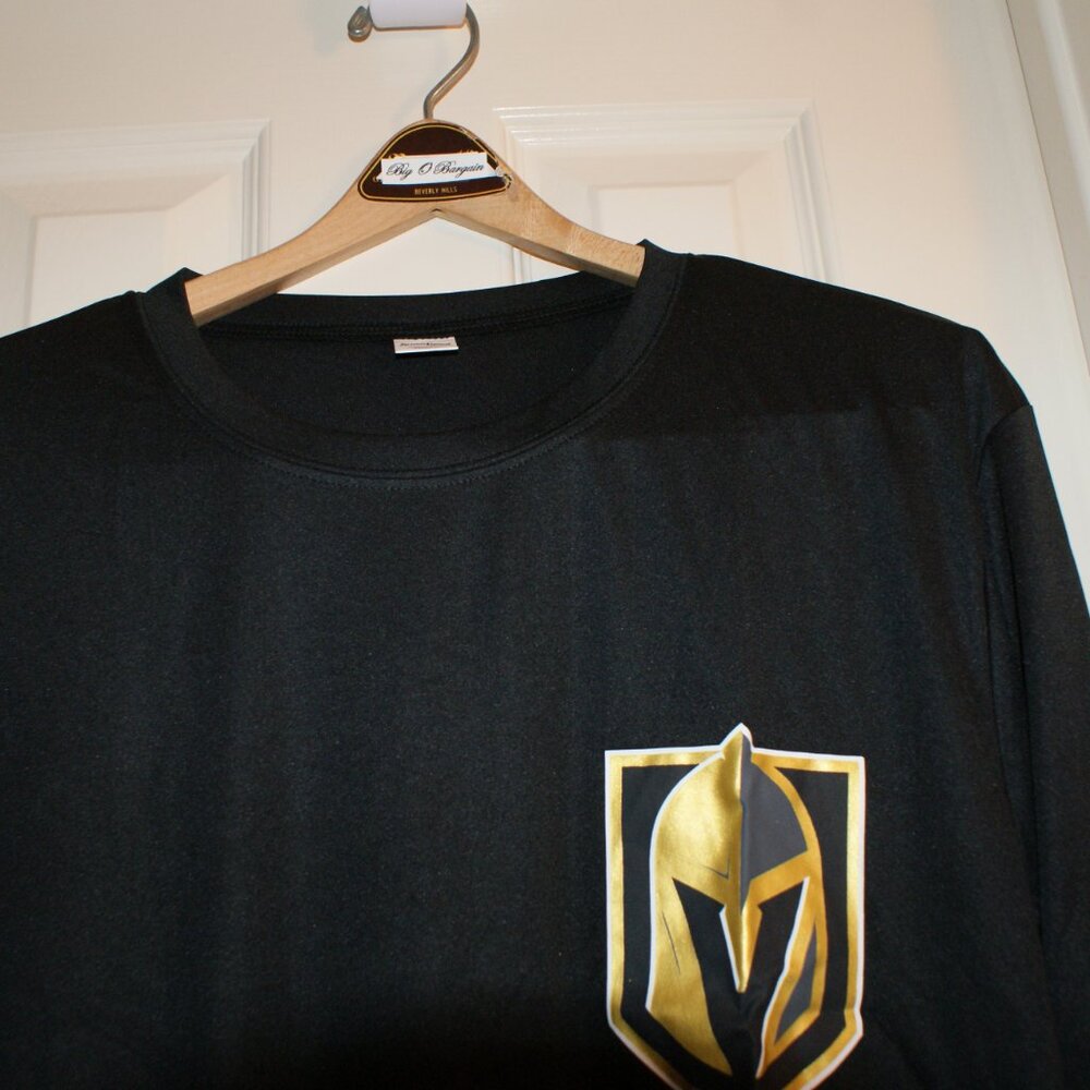 Vegas Golden Knights Long Sleeve Size L Station Casino on Sleeve 100% Polyester